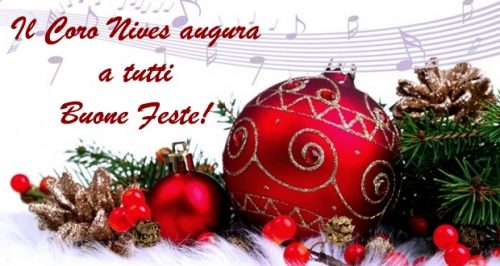 Il Coro Nives augura buone feste!