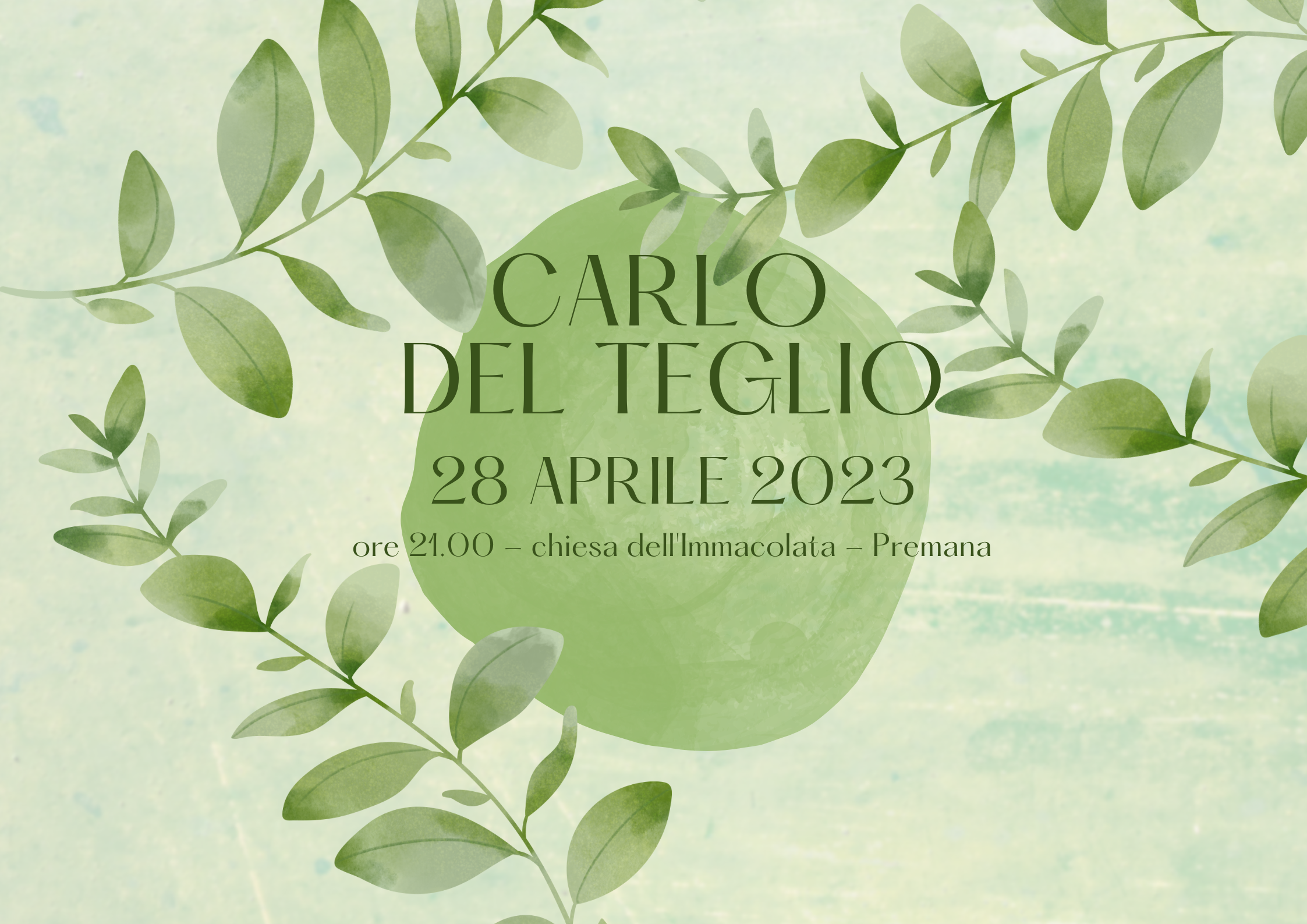 Serata Carlo Del Teglio Premana