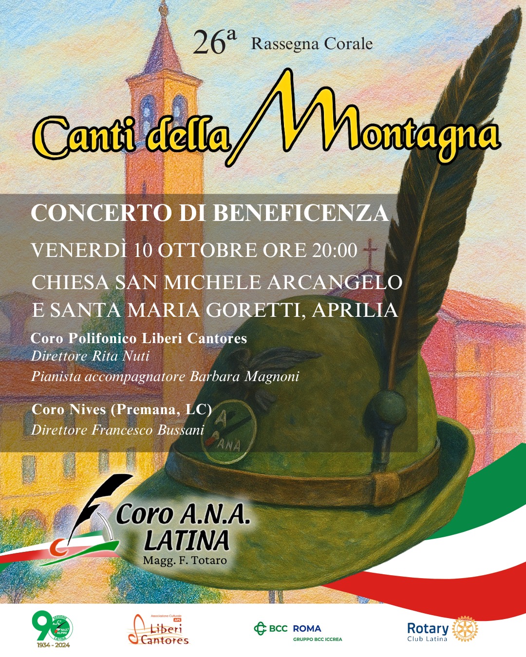Concerto di beneficenza ad Aprilia